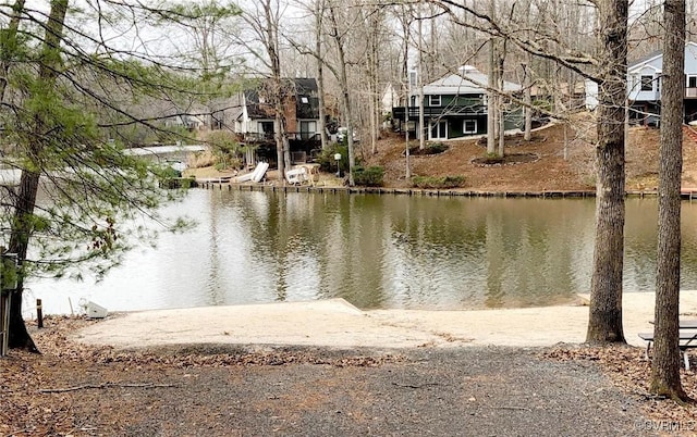 view of water feature