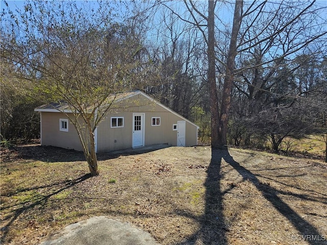 view of property exterior