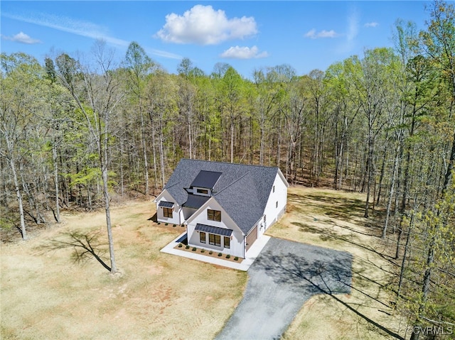 2280 Hensley Rd, Mineral, VA 23117 - view from above of property featuring a heavily wooded area