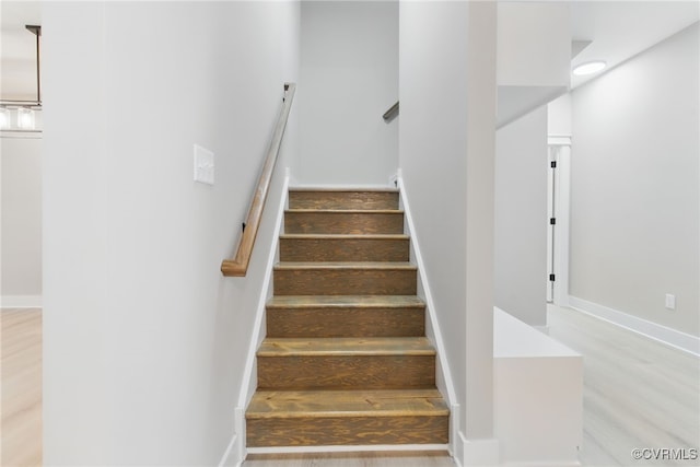 2280 Hensley Rd, Mineral, VA 23117 - stairway with wood finished floors and baseboards