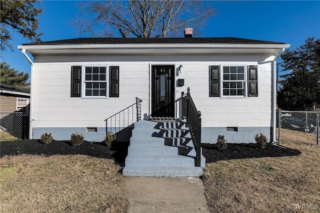 view of front of home