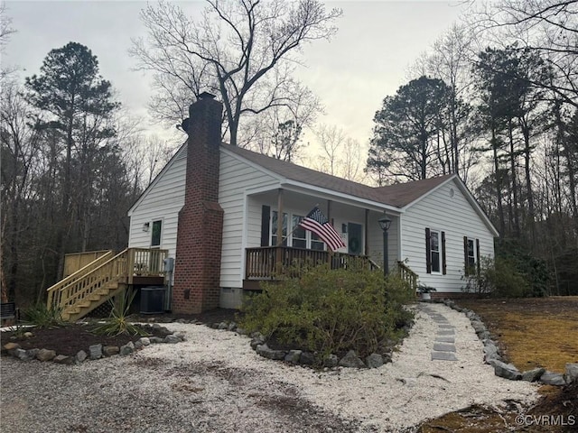 view of front of home