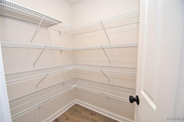 view of storage area
