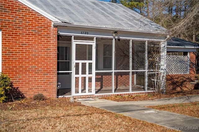 view of entrance to property