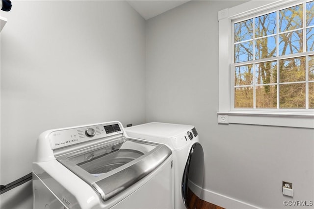 25 Cow Shed Rd, Lancaster, VA 22503 - washroom with washer and clothes dryer