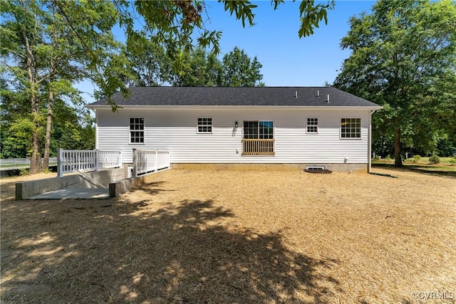 view of rear view of house