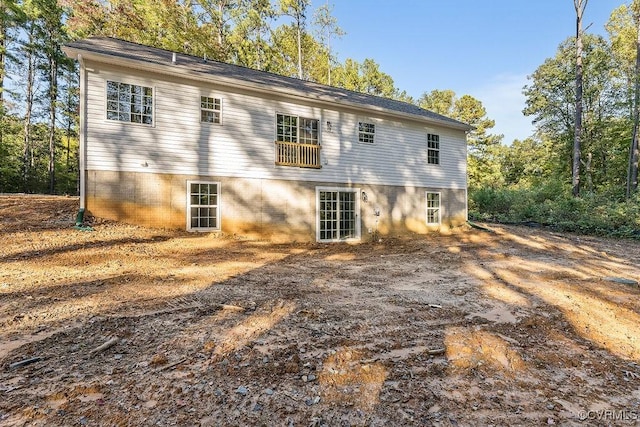 view of rear view of house