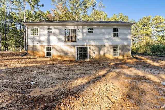 view of rear view of house