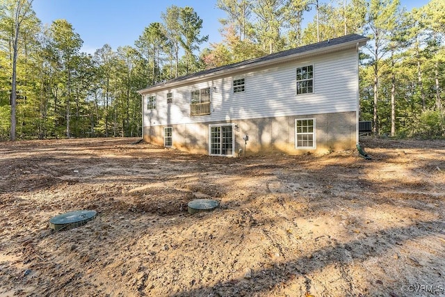 view of rear view of house