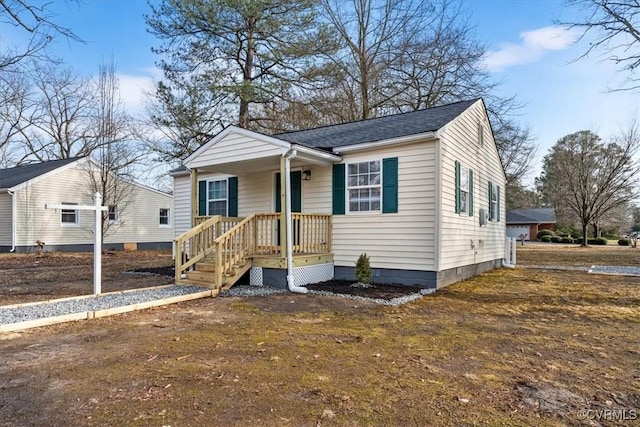 view of front of property