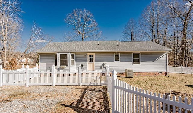 view of ranch-style home