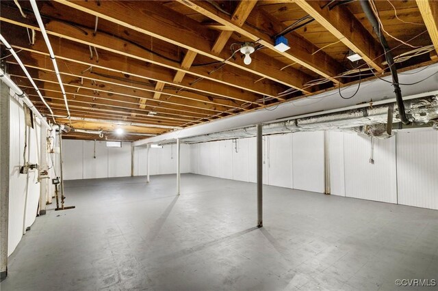 1100 N Ave, Hopewell, VA 23860 - unfinished basement featuring tile patterned floors