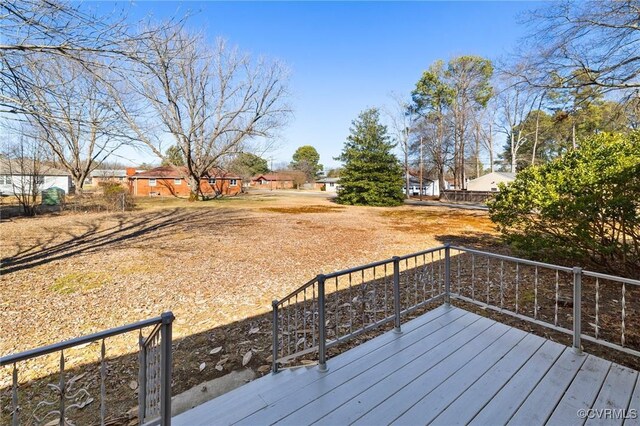 1100 N Ave, Hopewell, VA 23860 - deck with a residential view