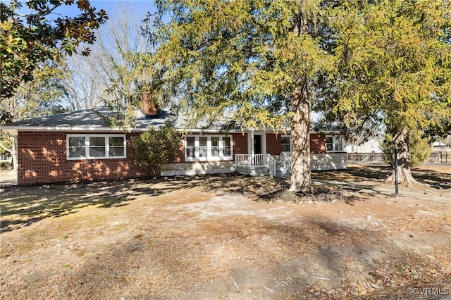 view of front of property