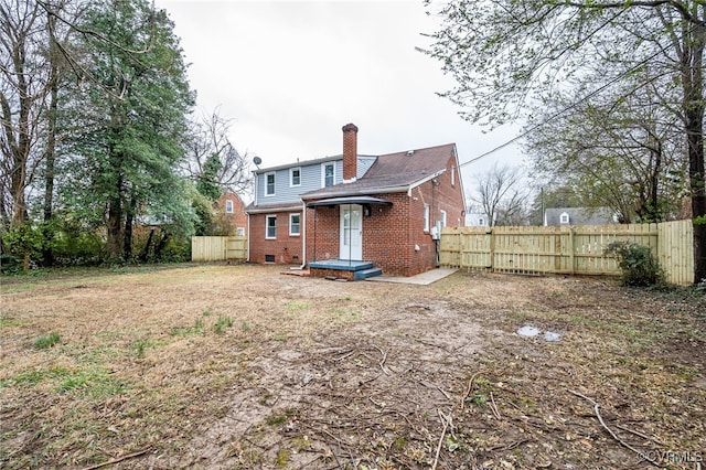 view of rear view of house