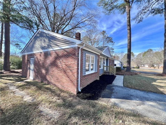 view of side of home