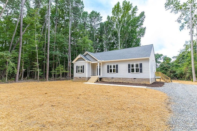 view of front of home