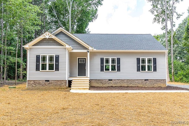 view of front of home