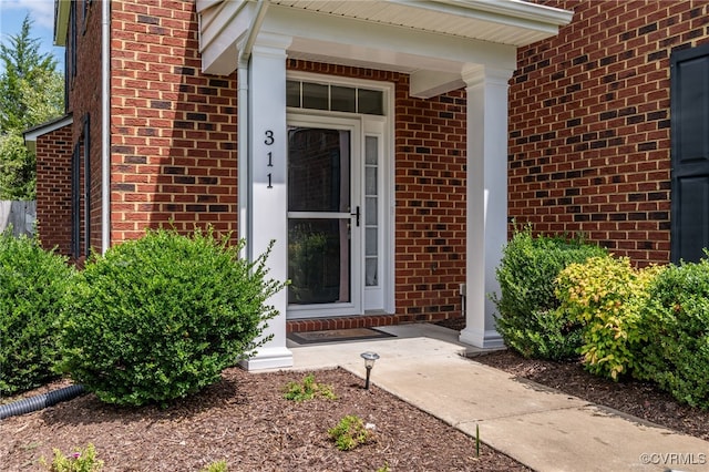 view of property entrance