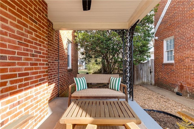 view of patio