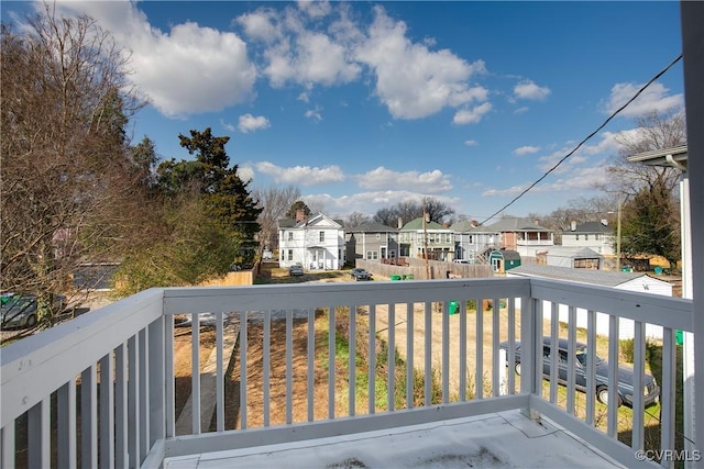 wooden deck featuring a playground