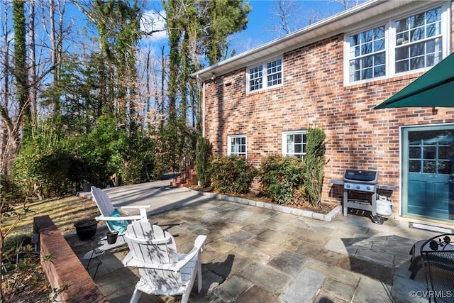 view of patio / terrace with grilling area