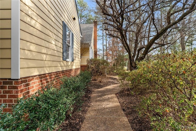 view of home's exterior