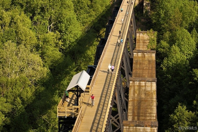 drone / aerial view