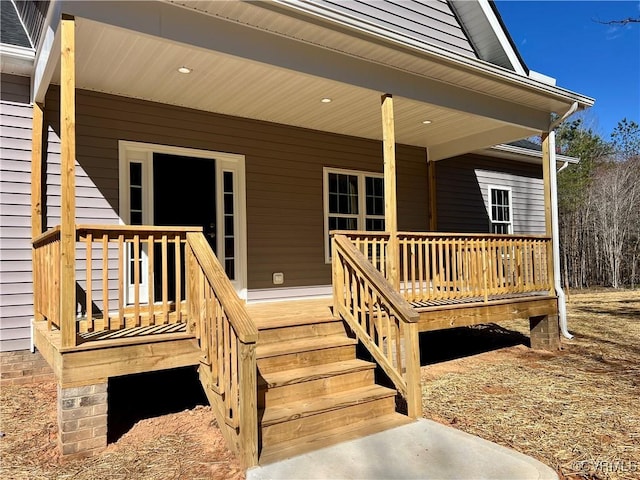 423 Bradshaw Rd, Rice, VA 23966 - view of wooden deck