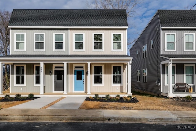 view of front facade with covered porch