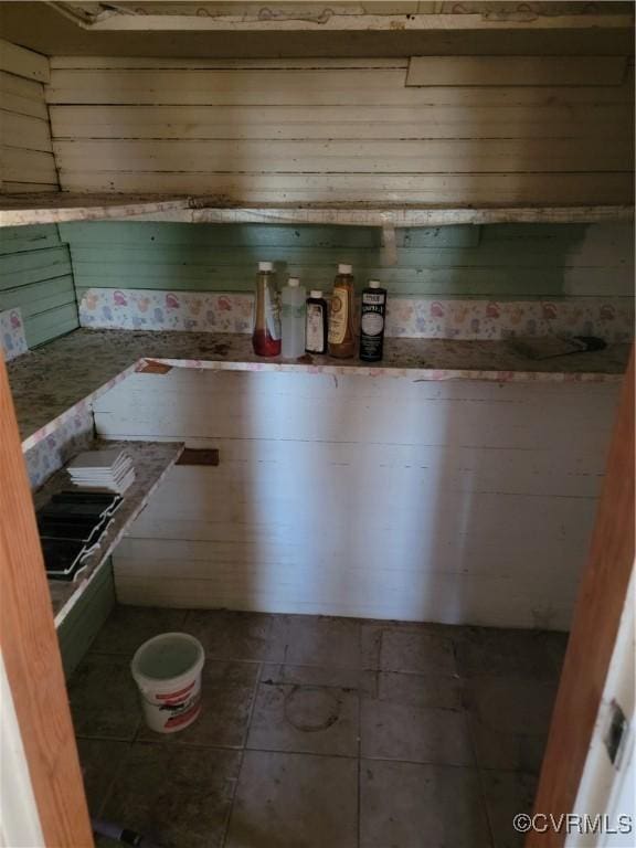 interior space featuring tile patterned floors