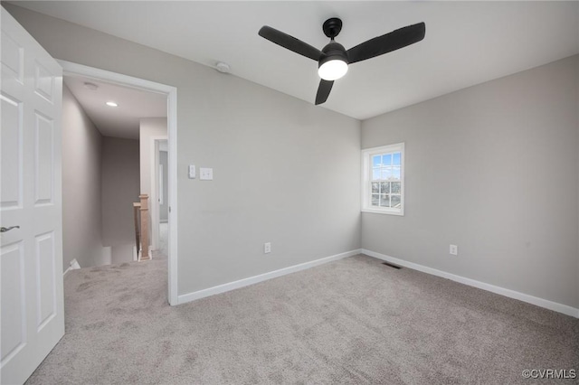 2414 Marion Mashore St, Richmond, VA 23224 - carpeted spare room with ceiling fan