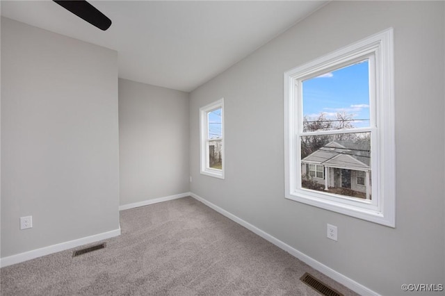 2414 Marion Mashore St, Richmond, VA 23224 - spare room featuring carpet and ceiling fan