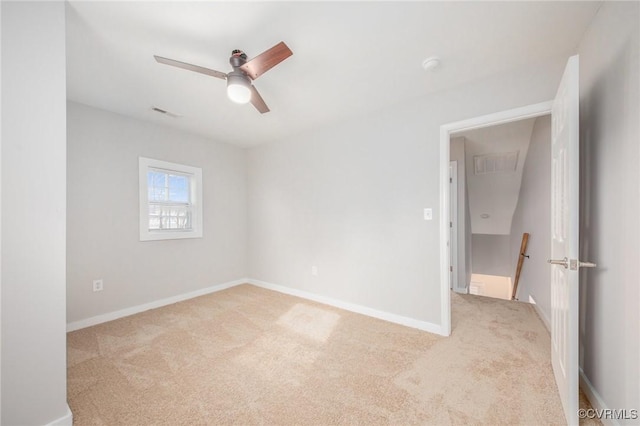 2414 Marion Mashore St, Richmond, VA 23224 - carpeted spare room with ceiling fan