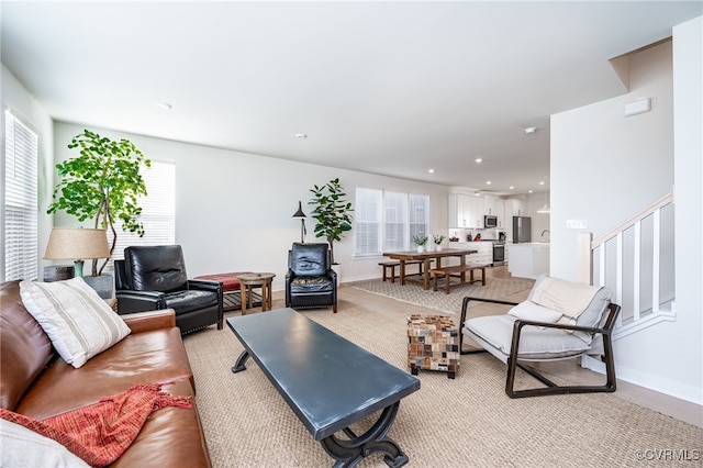 view of living room