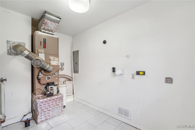 laundry room featuring electric panel