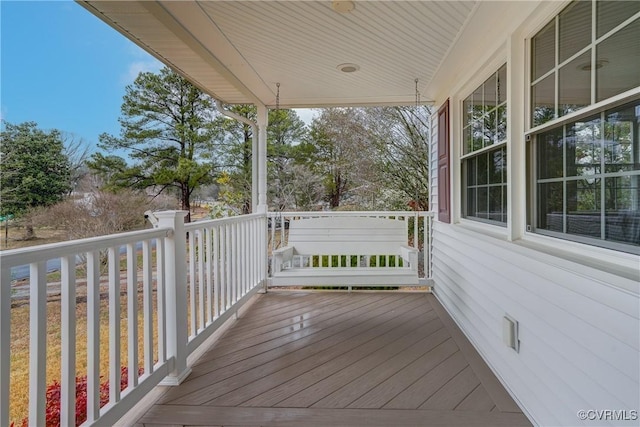 view of deck