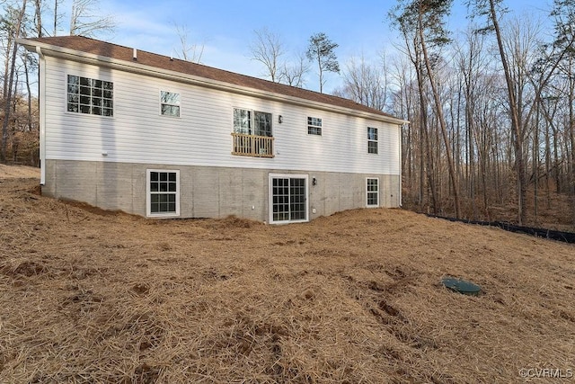 view of rear view of house