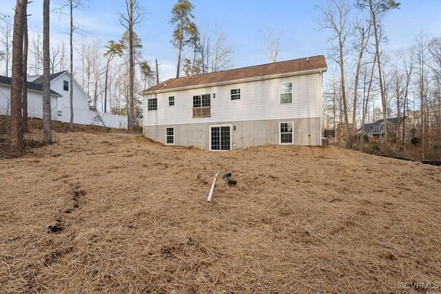 view of rear view of house