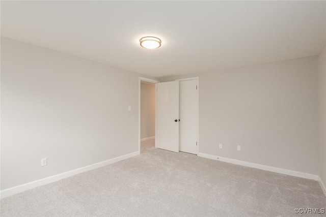 empty room with light carpet