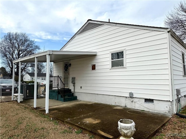 view of back of house