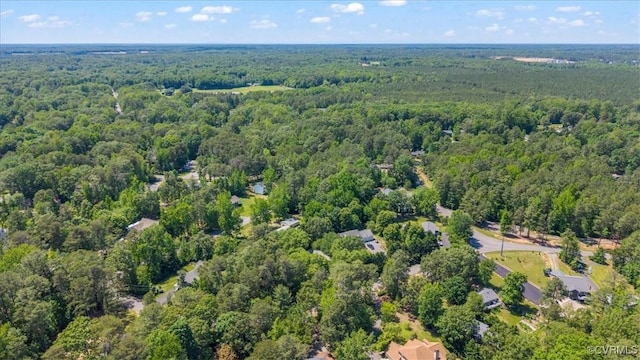 803 Lake Caroline Dr, Abingdon, VA 22546 - aerial view of property and surrounding area with a heavily wooded area