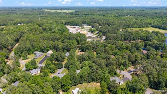 803 Lake Caroline Dr, Abingdon, VA 22546 - aerial overview of property's location featuring a heavily wooded area