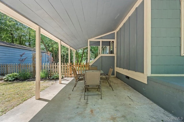 803 Lake Caroline Dr, Abingdon, VA 22546 - view of patio / terrace with outdoor dining area