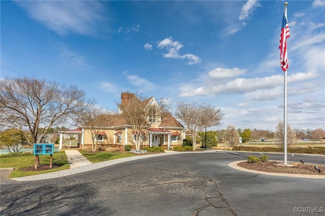 view of front of home