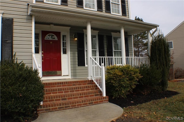 view of property entrance