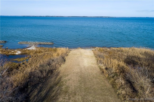 property view of water