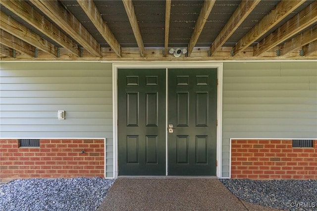 view of entrance to property