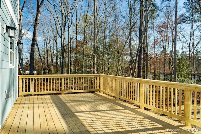 view of deck