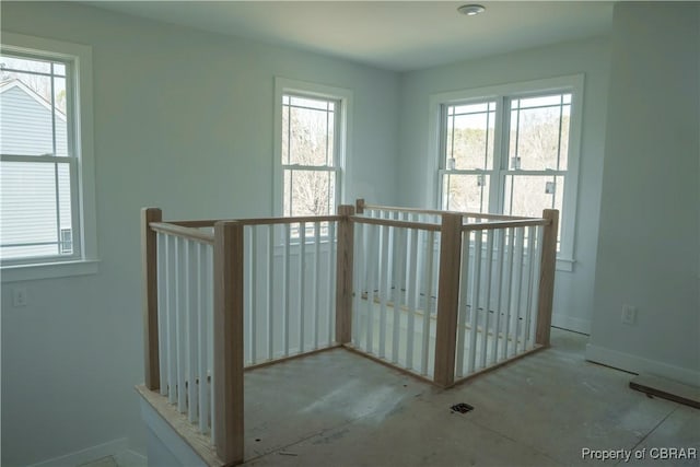 interior space featuring plenty of natural light